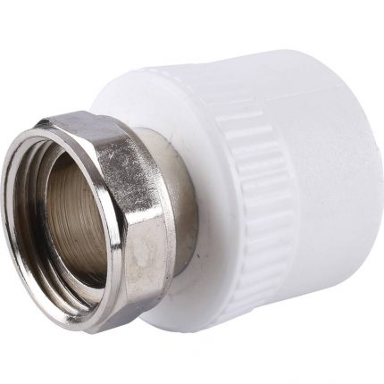 Муфта комбинированная KALDE 32 х 1"1/4 с накидной гайкой PP белая