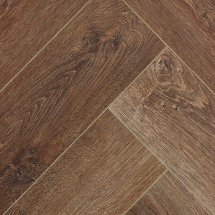 Напольное покрытие кварц винил SPC CronaFloor Herringbone Дуб Тулуза H001